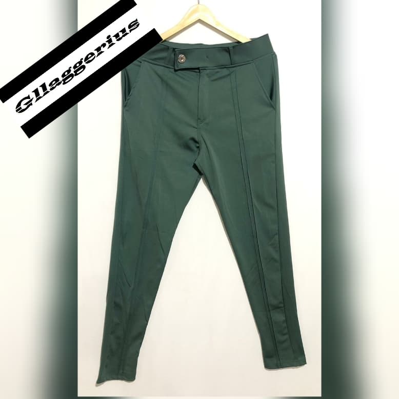 GSOON Imported Four Way Lycra Pintuck Trackpant for Men Set Of 4, Pintuck double