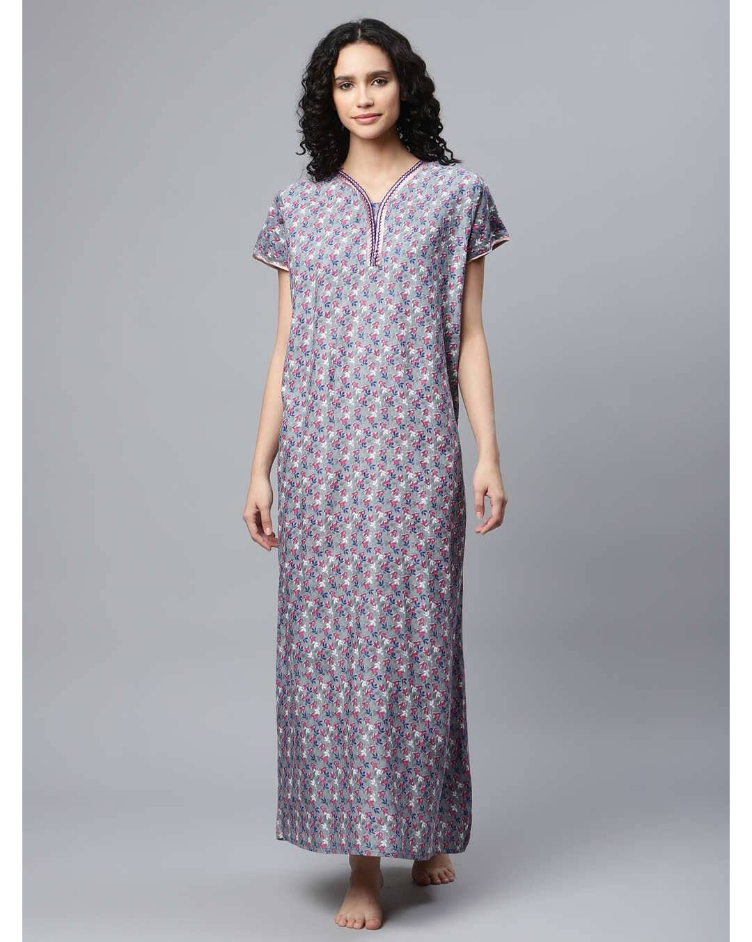 Cotton Long Nighti