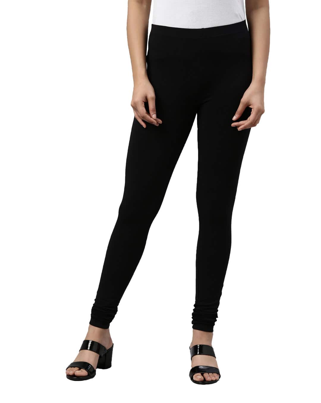 Blended Solid Chudidhar Leggings