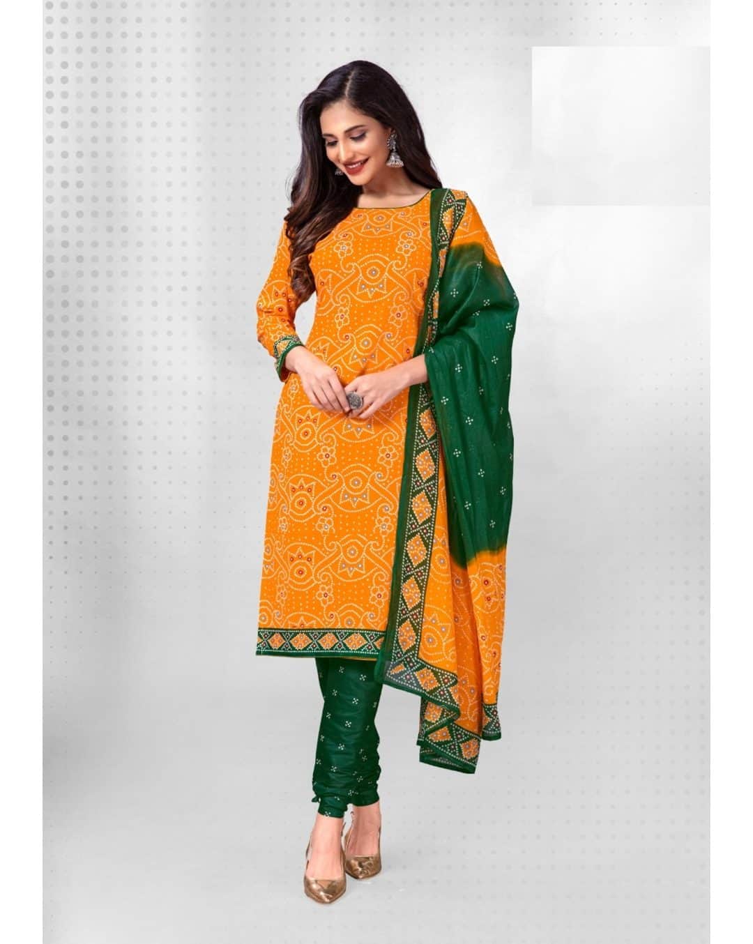 Cotton Printed Unstitched Dress Material