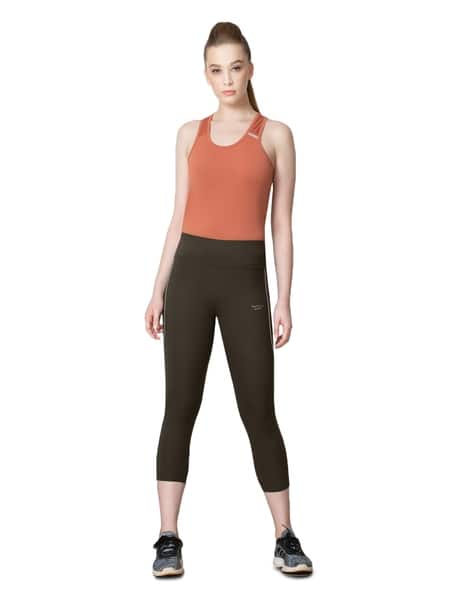 Mid-Calf Length Fitted Track Pants