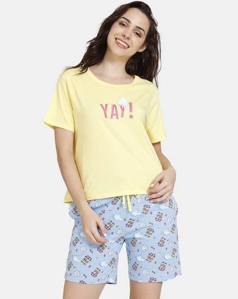 Abstract Nightwear Set